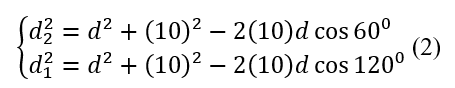 Giao thoa sóng ở mặt nước với hai nguồn kết hợp đặt tại A và B. Hai nguồn dao động điều hòa theo phương thẳng đứng, cùng pha và cùng tần số 10 Hz. Biết AB=20 cm, tốc độ truyền sóng ở mặt nước là 0,3 m/s. Ở mặt nước, O là trung điểm của AB, gọi Ox là đường thẳng hợp với AB một góc 60^0. M là điểm trên Ox mà phần tử vật chất tại M dao động với biên độ cực đại (M không trùng với O). Khoảng cách ngắn nhất từ M đến O là 	A. 1,72 cm.	B. 2,69 cm.	C. 3,11 cm.	D. 1,49 cm. (ảnh 4)