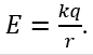 Cường độ điện trường gây bởi điện tích q>0 tại vị trí các nó một khoảng r được xác định bằng công thức nào sau đây? (ảnh 2)