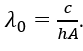 Công thức liên hệ giữa giới hạn quang điện, công thoát electron A của kim loại, hằng số Planck h và tốc độ ánh sáng trong chân không clà (ảnh 3)