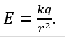 Cường độ điện trường gây bởi điện tích q>0 tại vị trí các nó một khoảng r được xác định bằng công thức nào sau đây? (ảnh 3)