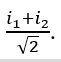 Dòng điện xoay chiều chạy qua một đoạn mạch được cho bởi i=i_1  cos⁡(ωt)+i_2  sin⁡(ωt) Giá trị hiệu dụng của dòng điện này bằng (ảnh 3)