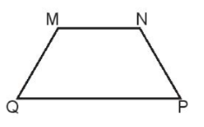a) Dùng thước đo góc để đo các góc của hình tứ giác MNPQ. b) Nêu tên các cặp góc có số đo bằng nhau của hình tứ giác MNPQ. (ảnh 1)