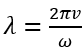 Công thức liên hệ giữa bước sóng λ, tốc độ truyền sóng v và tần số góc ω của một sóng cơ hình sin là (ảnh 3)