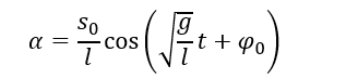 Một con lắc đơn dao động điều hòa tại nơi có gia tốc trọng trường là g với phương trình li độ cong s=s_0  cos⁡(√(g/l) t+φ_0 ).  (ảnh 2)