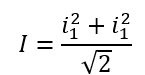 Dòng điện xoay chiều chạy qua một đoạn mạch được cho bởi i=i_1  cos⁡(ωt)+i_2  sin⁡(ωt) Giá trị hiệu dụng của dòng điện này bằng (ảnh 1)