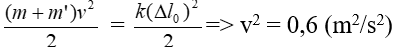 Một lò xo nhẹ có độ cứng k = 100N/m, chiều dài tự nhiên l0 = 30cm được treo vào một điểm cố định, đầu dưới lò xo gắn với vật A khối (ảnh 3)