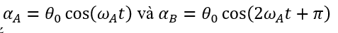 Hai con lắc đơn A và B có chiều dài lần lượt là l và l/4. Được thả tự do từ vị trí ban đầu như hình vẽ, sau khi thả, hai con lắc dao động điều hòa trên hai mặt phẳng thẳng đứng, song song nhau. Biết l=90/π^2   m, lấy g=10 m/s^2 .    Kể từ thời điểm thả hai con lắc, thời điểm đầu tiên dây treo của hai con lắc song song nhau là 	A. 1 s. 	B. 2 s.	C. 3 s.  	D. 4 s. (ảnh 3)
