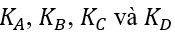 Cho phản ứng hạt nhân  A+B → C+D Biết động năng của các hạt nhân lần lượt là K_A, K_B, K_C và K_D. Năng lượng của phản ứng trên ∆E được tính bằng (ảnh 1)