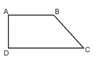 Cho hình tứ giác ABCD có góc đỉnh A và góc đỉnh D là các góc vuông. a) Nêu tên từng cặp cạnh vuông góc với nhau. b) Nêu tên từng cặp cạnh cắt nhau mà không vuông góc với nhau. (ảnh 1)