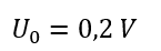 Hiệu điện thế u=200 cos⁡(100t)  mV có giá trị cực đại bằng 	A. 200 V.	B. 0,2 V.	C. 100 V.	D. 0,1 V. (ảnh 1)