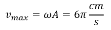Một chất điểm dao động điều hòa với phương trình x=6 cos⁡(πt) (x tính bằng cm, t tính bằng s). Tốc độ lớn nhất của chất điểm trong  (ảnh 1)