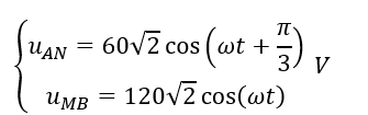 Đặt điện áp u=U_0  cos⁡(ωt+φ) (U_0, ω và φ không đổi) vào hai đầu đoạn mạch AB mắc nối tiếp theo thứ tự cuộn dây thuần cảm có độ tự cảm L,  (ảnh 2)