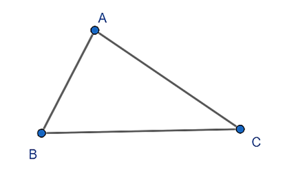 Cho tam giác ABC có AB = 4cm , AC = 5cm , góc A bằng 60 độ. Tính BC (ảnh 1)