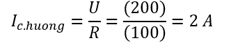 Đặt một điện áp xoay chiều u=200√2  cos⁡(ωt)V vào hai đầu một đoạn mạch gồm một cuộn cảm thuần có hệ số tự cảm L, một tụ điện có điện dung C và điện trở thuần R=100 Ω ghép nối tiếp nhau. Biết ω^2 LC=1. Cường độ dòng điện hiệu dụng của dòng điện chạy qua mạch bằng 	A. 2√2  A.	B. √2 A.	C. 1 A.	D. 2 A. (ảnh 2)