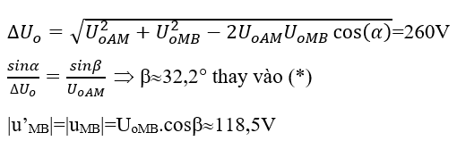 Đặt điện áp u = Ucăn2coswt (U, w > 0 và không đổi) vào hai đầu mạch điện AB gồm đoạn AM chứa cuộn dây không thuân cảm, đoạn MB (ảnh 4)