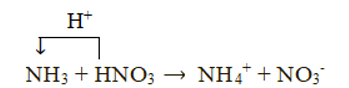 Cho biết ammonia thể hiện tính chất gì trong phản ứng với acid và oxygen. (ảnh 1)