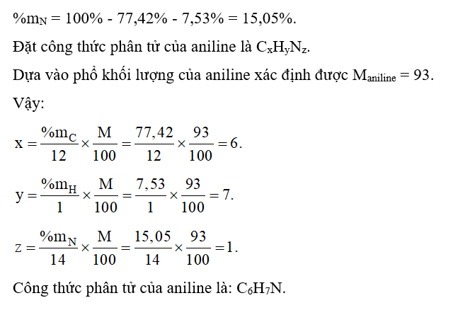 Aniline là hợp chất quan trọng trong công nghiệp phẩm nhuộm và sản xuất polymer. Kết (ảnh 2)