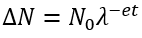 Chất phóng xạ X có hằng số phóng xạ λ. Ban đầu (t=0), một mẫu có N_0 hạt nhân X. Tại thời điểm t, số hạt nhân X đã bị phân rã phóng xạ là (ảnh 4)
