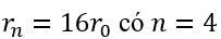 Xét nguyên tử Hidro theo mẫu nguyên tử Bo. Gọi r_0 là bán kính Bo. Trong các quỹ đạo dừng của electron có bán kính lần lượt là r_0; 4r_0; 9r_0và 16r_0, quỹ đạo có bán kính nào ứng với trạng thái dừng có mức năng lượng lớn nhất? 	A. r_0.	B. 4r_0.	C. 9r_0.	D. 16r_0. (ảnh 2)