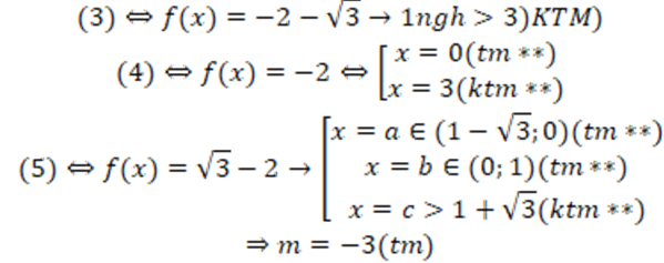 Cho hàm số bậc ba y = f(x). Hàm số g(x) = f(x + 2)  có bảng biến thiên như bên dưới.  Tổng tất cả các giá trị nguyên của tham số m để tập nghiệm của phương trình  (ảnh 7)