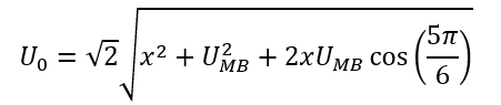 Đoạn mạch nối tiếp gồm cuộn cảm thuần, đoạn mạch Xvà tụ điện. Khi đặt vào hai đầu AB một điện áp u_AB=U_0  cos⁡(ωt+φ)  V (U_0, ω, φ không đổi) thì LCω^2=1, U_AN=25√2  V và U_MB=50√2  C đồng thời u_AN sớm pha hơn π/3 so với u_MB.    Giá trị của U_0 là (ảnh 4)