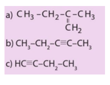 Gọi tên các chất có công thức cấu tạo sau: (ảnh 1)