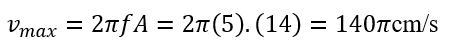 Dao động của một vật là tổng hợp của hai dao động điều hòa cùng phương, cùng tần số 5 Hz với các biên độ A_1=6 cm và A_2=8 cm. Biết hai dao động cùng pha nhau. Tốc độ của vật tại vị trí li độ bằng biên động A_1 có giá trị bằng 	A. 63 cm/s.	B. 44 m/s.	C. 397 cm/s.	D. 36 cm/s. (ảnh 2)