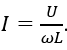 Đặt điện áp u=U√2  cos⁡〖(ωt)  〗chỉ chứa cuộn cảm thuần có độ tự cảm L. Cường độ dòng điện hiệu dụng chạy qua cuộn cảm là (ảnh 4)