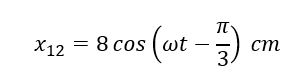 Cho ba dao động có phương trình lần lượt là x_1=A_1  cos⁡(ωt+φ_1 ), x_2=A_2  cos⁡(ωt+φ_2 ) và x_3=A_3  cos⁡(ωt+φ_3 ) Biết x_1 và x_3 ngược pha nhau.  (ảnh 5)