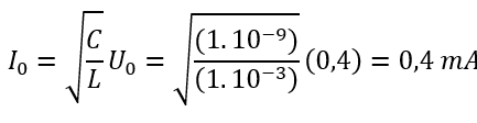 Cho mạch dao động LC lí tưởng như hình vẽ. Biết cuộn cảm thuần có độ tự cảm L=1 mH và tụ điện có điện dung C=1 nF; ban đầu chưa tích điện, khóa K nằm (ảnh 4)