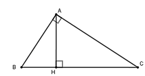Cho tam giác ABC vuông tại A, đường cao AH biết AH = 12cm , HC = 16cm. Tính diện tích tam giác ABC. (ảnh 1)