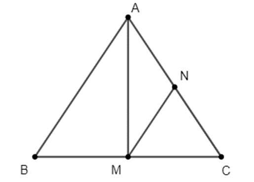 Cho tam giác ABC câCho tam giác ABC cân tại A (AB = AC). M là  trung điểm của BC. a) Chứng minhn tại A (AB = AC). M là  trung điểm của BC. a) Chứng minh (ảnh 1)