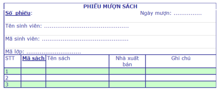 Tìm hiểu nội quy thư viện, thẻ thư viện, phiếu mượn/trả sách, sổ quản lí sách,… của thư viện trường trung học phổ thông. (ảnh 2)