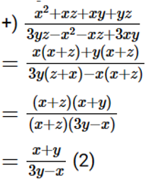 chứng minh đẳng thức sau: x^2 3xy/x^2-9y^2 2x^2-5xy-3y^2/6xy-x^2-9y^ (ảnh 2)