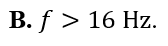Gọi f là tần số của sóng siêu âm thì giá trị của f phải thỏa mãn là (ảnh 2)