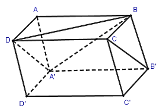 Cho hình hộp ABCD.A'B'C'D'.  a) Hình chiếu song song của điểm B' trên mặt phẳng (ABCD) theo phương chiếu A'D là:  A. Điểm D.  B. Điểm C.  C. Điểm B.  D. Điểm A.  b) Hình chiếu song song của đoạn thẳng A'B trên mặt phẳng (CDD'C') theo phương chiếu BC là:  A. Đoạn thẳng D'C.  B. Đoạn thẳng A'D'.  C. Đoạn thẳng AB'.  D. Đoạn thẳng A'B. (ảnh 1)