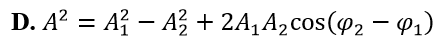 Hai dao động điều hòa cùng phương có phương trình lần lượt là x1= A1 cos ( wt+ phi 1) (ảnh 4)