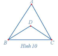 Quan sát đồ thị ở Hình 10 và đường đi CABDCB, cho biết:  a) Đường đi trên có đi qua tất cả các cạnh của đồ thị hay không?  b) Đường đi trên đi qua mỗi cạnh bao nhiêu lần?     (ảnh 1)