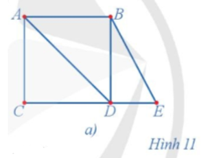 Chứng minh rằng đồ thị ở Hình 11a không có chu trình Euler.   (ảnh 1)