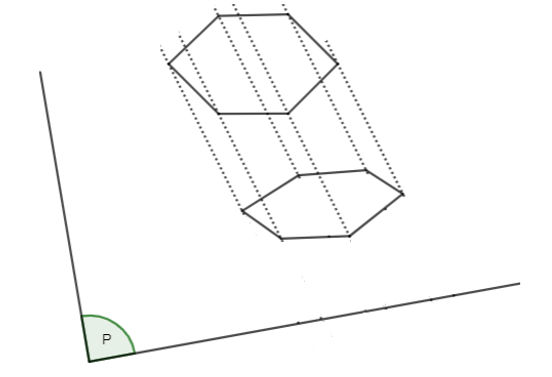 Vẽ hình biểu diễn của một lục giác đều.  (ảnh 1)