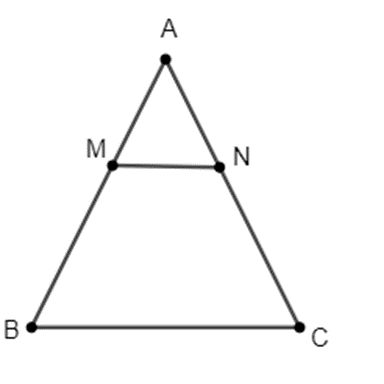 Cho tam giác ABC cân tại A có AB = 10 cm. Lấy điểm M trên đoạn AB sao cho (ảnh 1)