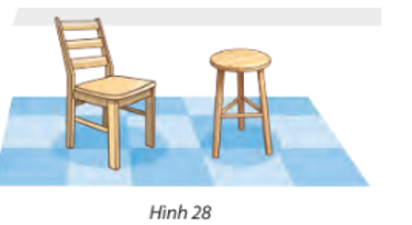 Giải thích tại sao ghế bốn chân có thể bị khập khiễng còn ghế ba chân thì không.  (ảnh 1)