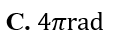 Một chất điểm dao động có phương trình x= 8 cos ( 4 pi t - pi /4 ) (x tính bằng cm, t tính bằng s) (ảnh 3)