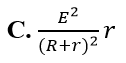 Một mạch điện gồm điện trở R được nối với nguồn điện có suất điện động E, điện trở trong (ảnh 3)