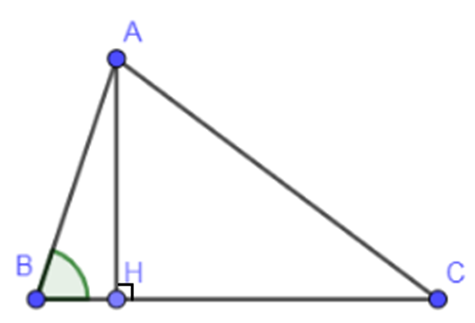 Cho tam giác ABC có góc B = 60 độ, BC = 8 cm, AB + AC = 12 cm. Tính độ dài (ảnh 1)