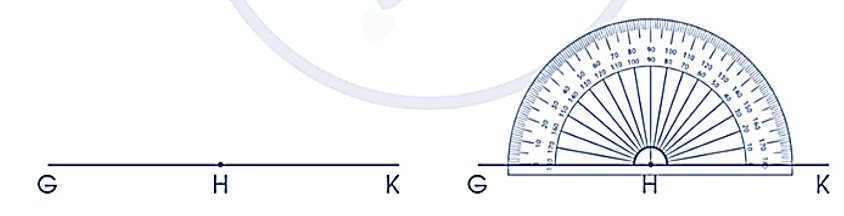 Sử dụng thước đo góc để xác định số đo của các góc sau:   Góc đỉnh M, Cạnh MP và MN có số đo là ……………………….   Góc đỉnh D, cạnh DC và DE có số đo là…………………………. .   Góc đỉnh O, cạnh OA và OB có số đo là:…………………………  s Góc đỉnh H, cạnh HG và HK có số đo là…………………………. (ảnh 4)