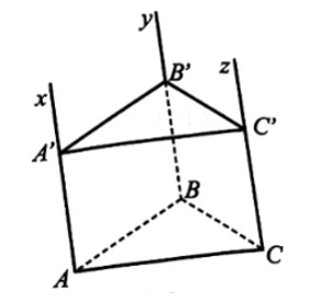 Trong mặt phẳng (P) cho tam giác ABC. Qua A, B, C lần lượt vẽ các tia Ax, By, Cz đôi một song song với nhau và không nằm trong mặt phẳng (P). Trên các tia Ax, By, Cz lần lượt lấy các điểm A', B', C' sao cho AA' = BB' = CC'. Chứng minh rằng (ABC) // (A'B'C'). (ảnh 1)