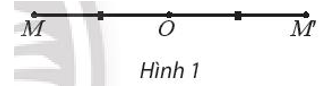 Cho điểm O. Gọi f là quy tắc xác định như sau: a) Với điểm M khác O, xác định điểm M’ sao cho O là trung điểm của MM’ (Hình 1). b) Với điểm M trùng với O thì f biến điểm M thành chính nó. Hỏi f có phải là phép biến hình không?   (ảnh 1)
