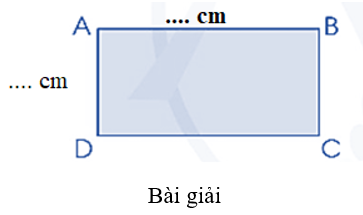 b) Đo độ dài các cạnh sau rồi tính chu vi, diện tích mỗi hình sau: (ảnh 1)