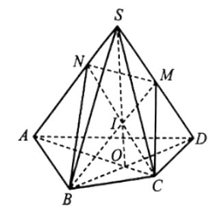 Cho hình chóp S.ABCD. Gọi M là trung điểm của cạnh SD.  a) Xác định giao tuyến của hai mặt phẳng (SAC) và (SBD).  b) Xác định giao điểm của đường thẳng BM với mặt phẳng (SAC). c) Xác định giao tuyến của mặt phẳng (MBC) với các mặt phẳng (SAB) và (SAD).  (ảnh 1)